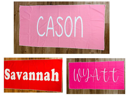 Personalized Beach Towel