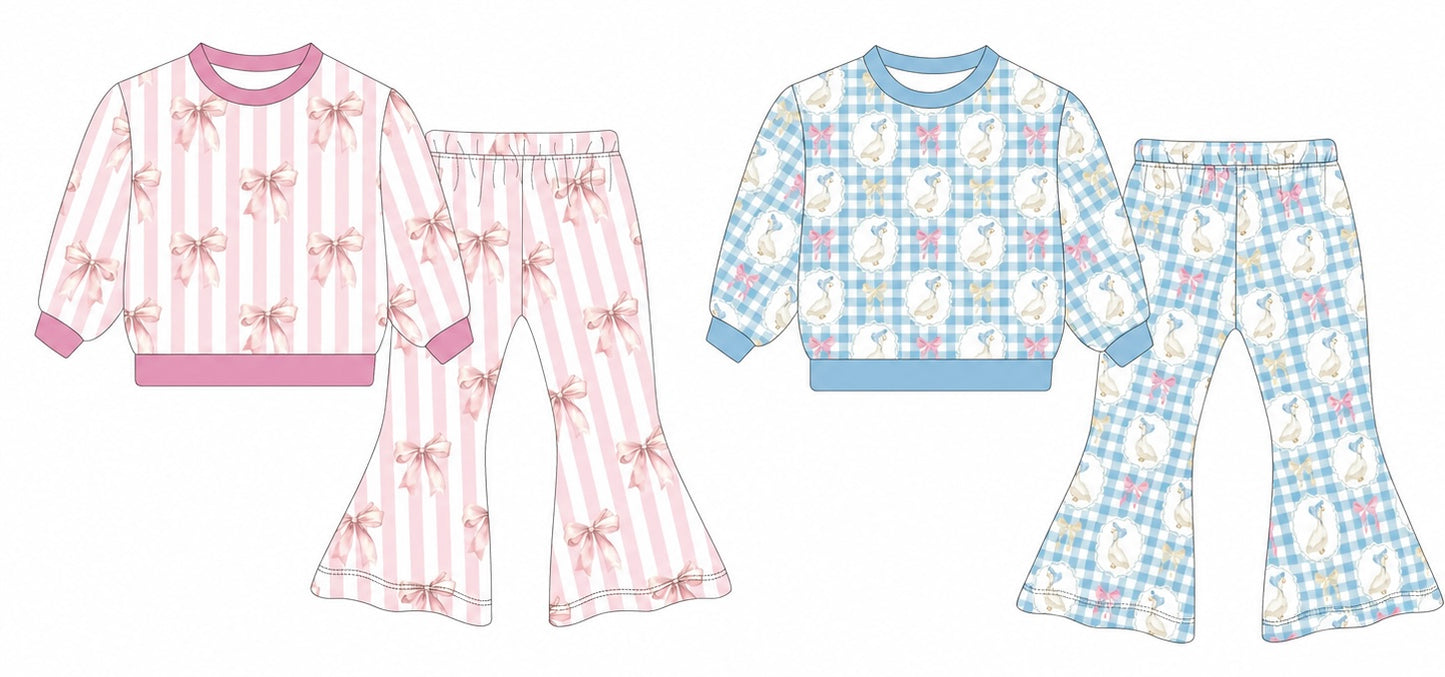 Rosie Ribbons & Bluebell Goose Flare Sets, Pre-Sale ETA: Late Nov