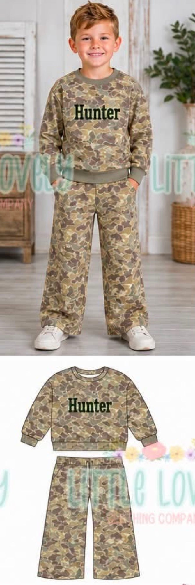 Camo Custom Lounge Sets: Ships Nov