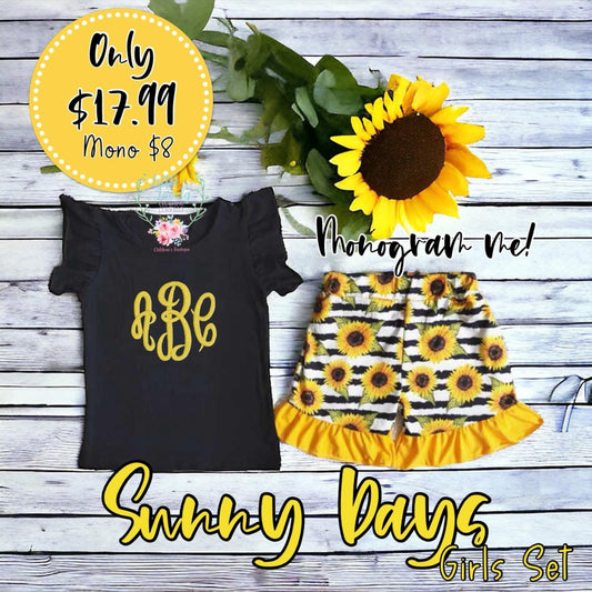 Sunny Days Girls Set, Pre-Sale ETA: May to LLCCO, then to customers