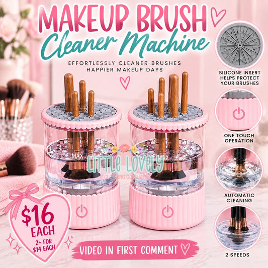 Makeup Brush Cleaner Machine, ETA: Late Nov