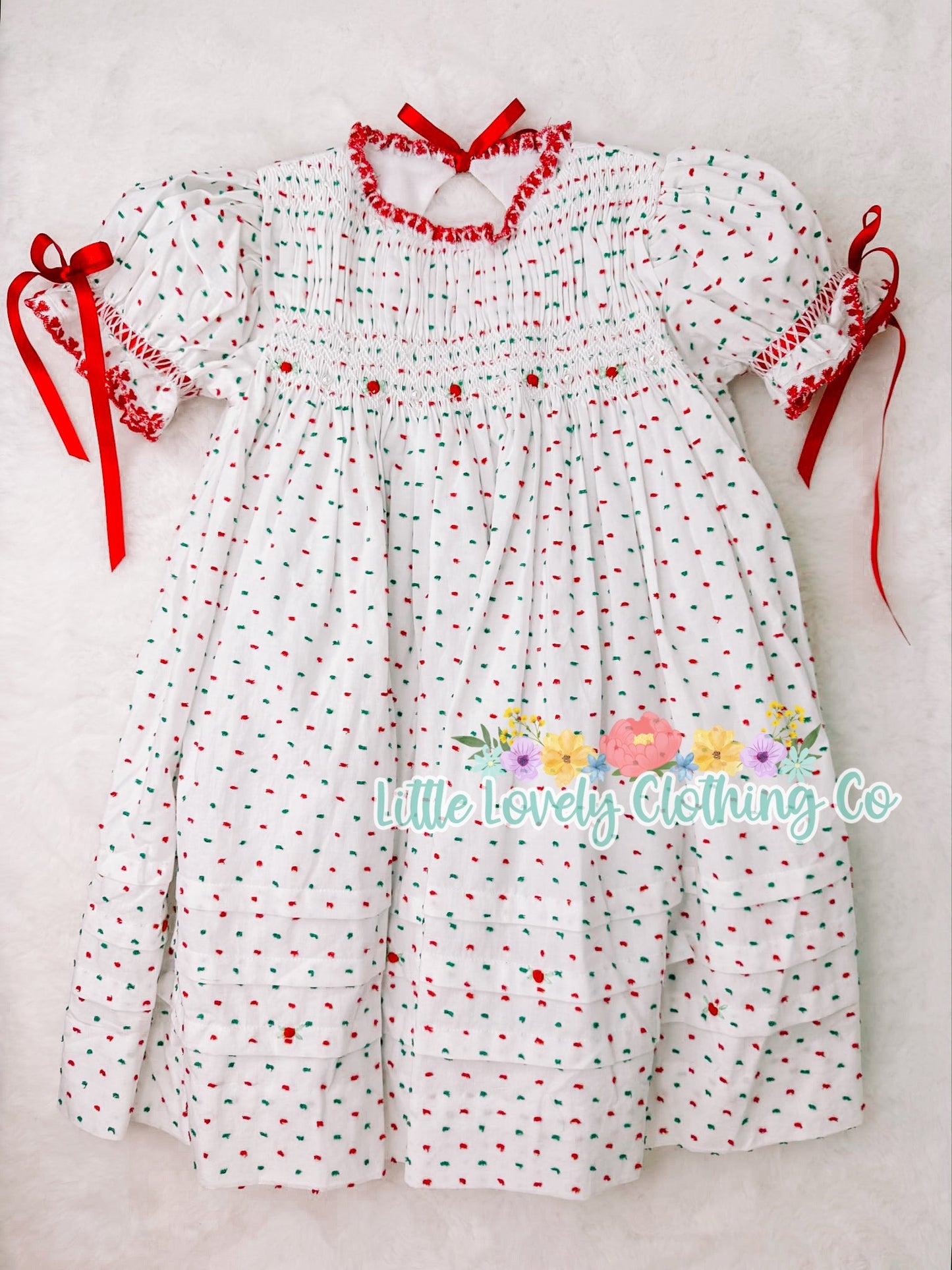 Cecilia's Heirloom Christmas Dress