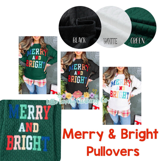 Merry & Bright Cable Knit Sweater