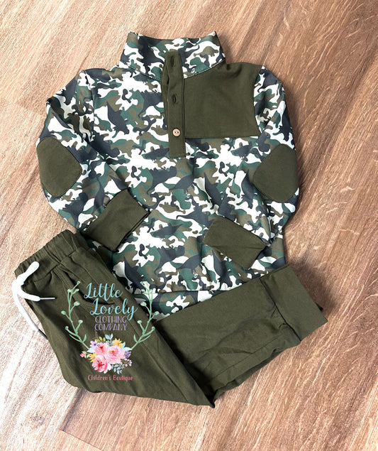 Camouflage Dino Jogger Set