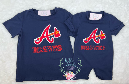 Chop On Baseball Romper