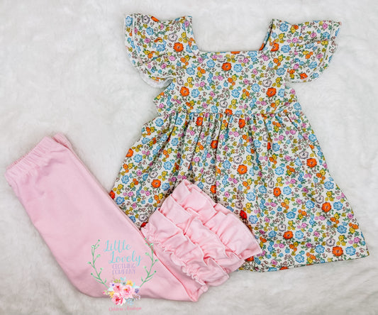Chasing Wildflowers Girls Pant Set