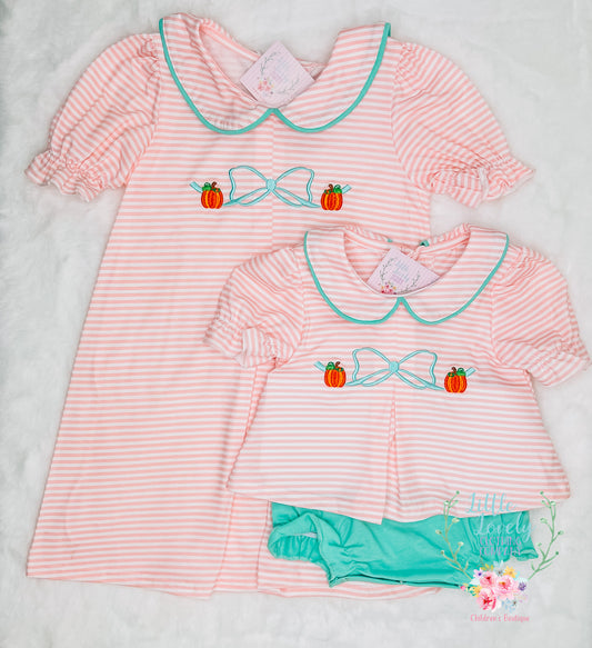 Preppy Pumpkin Dress