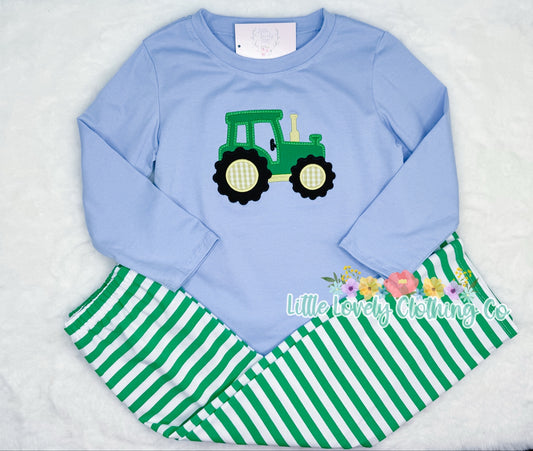 Tractor & Stripes Boys Set