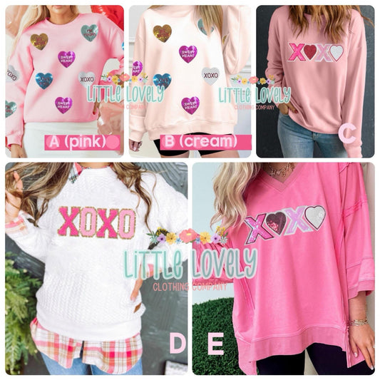 VALENTINE LADIES TOP MIX   ETA: Late Jan to LLCCO