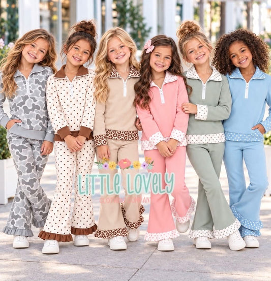 Cute & Cozy Quarter Zip Sets, ETA: Dec to LLCCO