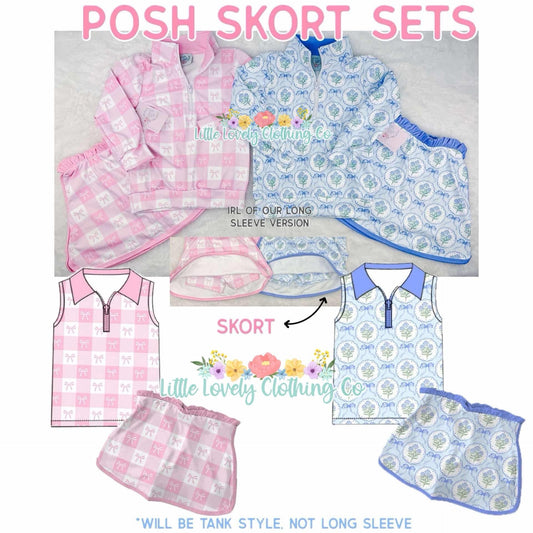 Spring Posh Skort Sets ETA to LLCCO: April