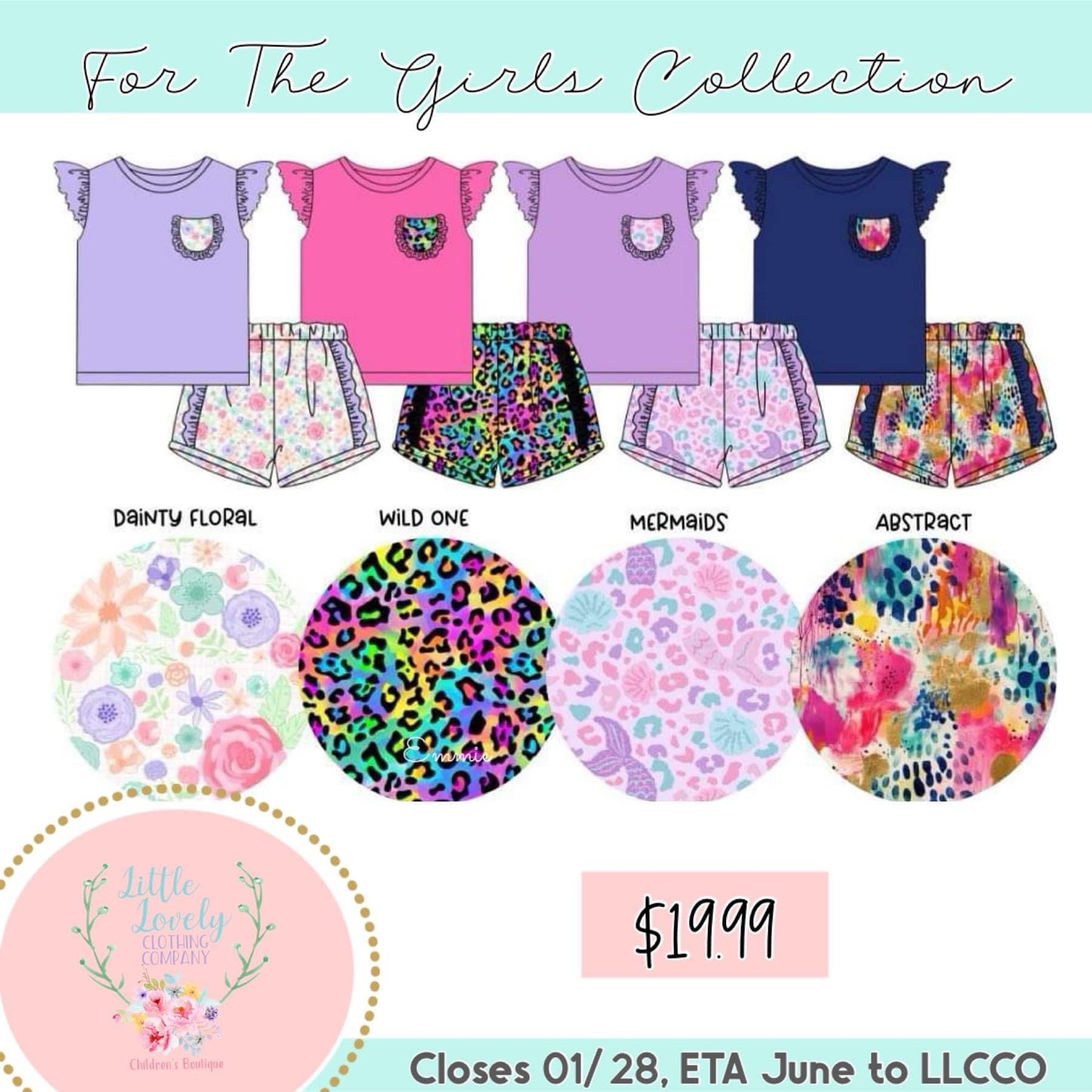 For The Girls Collection Pre-Sale, ETA June to LLCCO