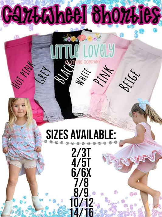 Cartwheel Shorts Presale ETA Ships OCT to LLCCO