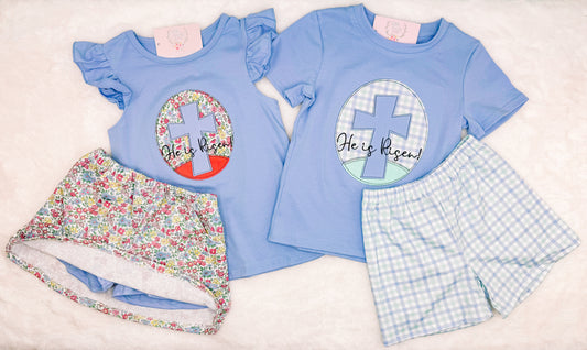 He is Risen Boys Short Set