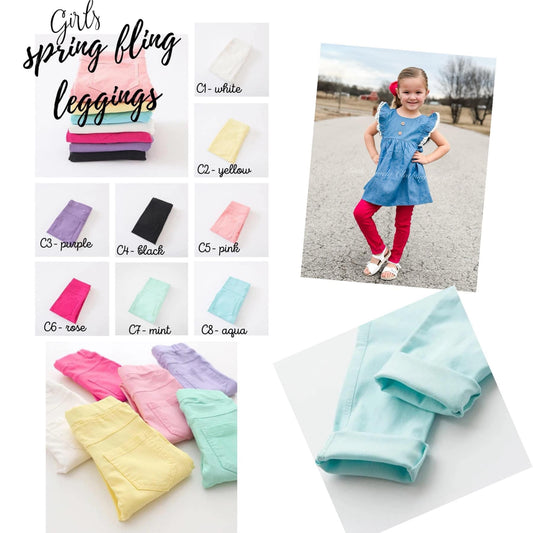 Spring Fling Leggings, PreSale-ETA: Late March to LLCCO, then you