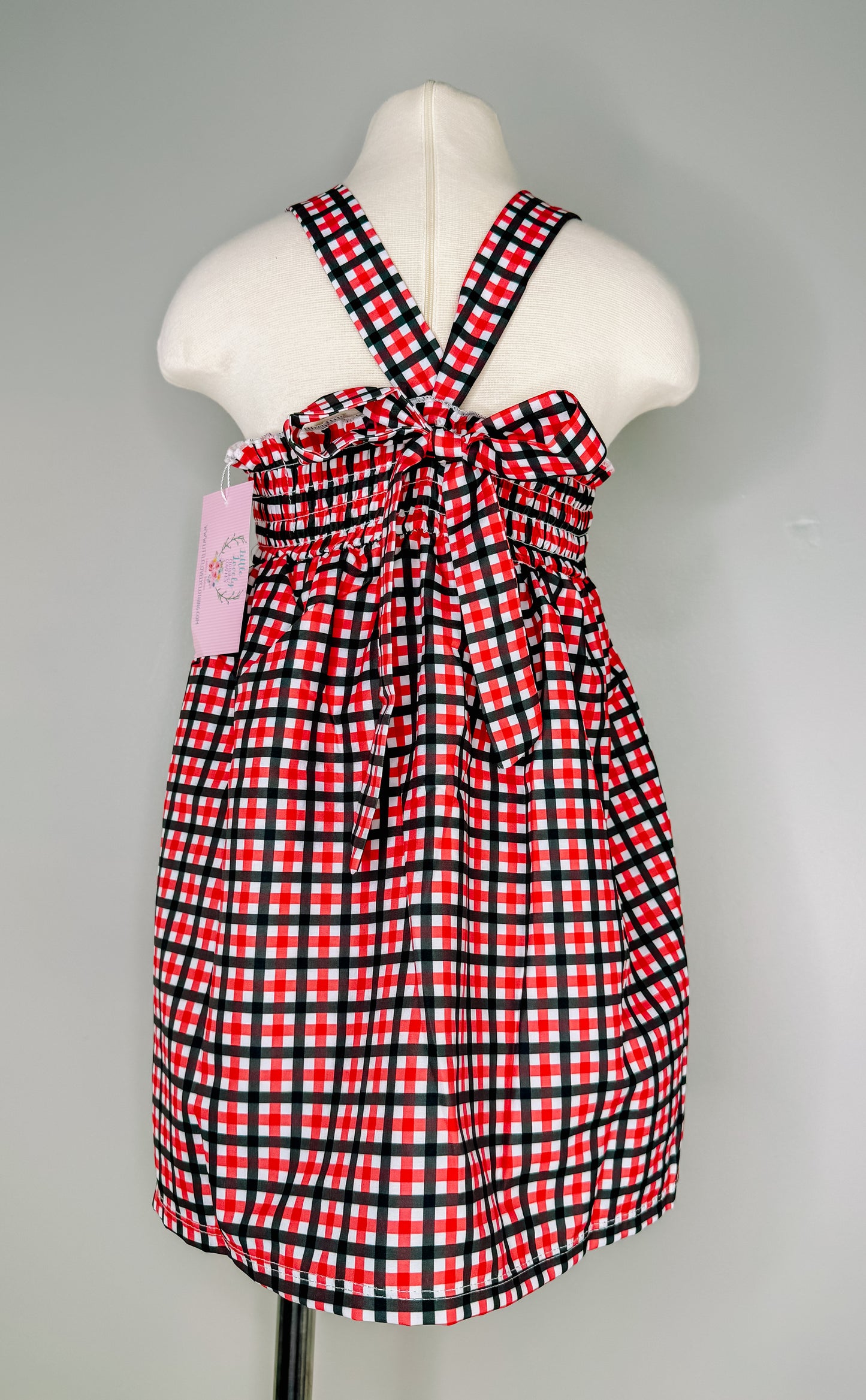 GA Bow-Tiful Blue & Gold Dress & Red & Black Dress