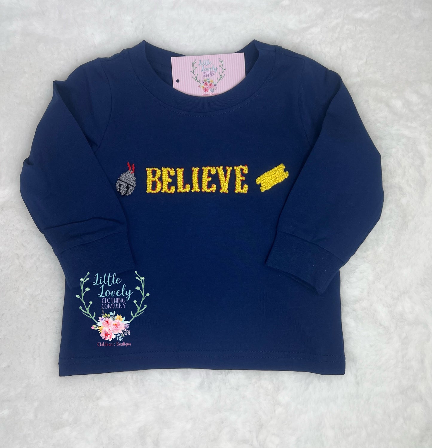 Believe French Knot Boys Tees