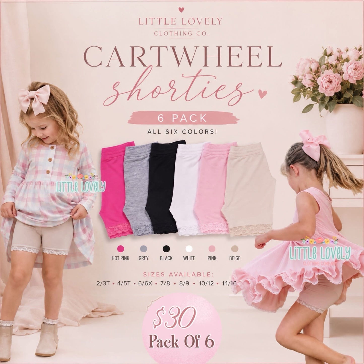 Cartwheel Shorties Packs 2026 ETA Ships OCT to LLCCO