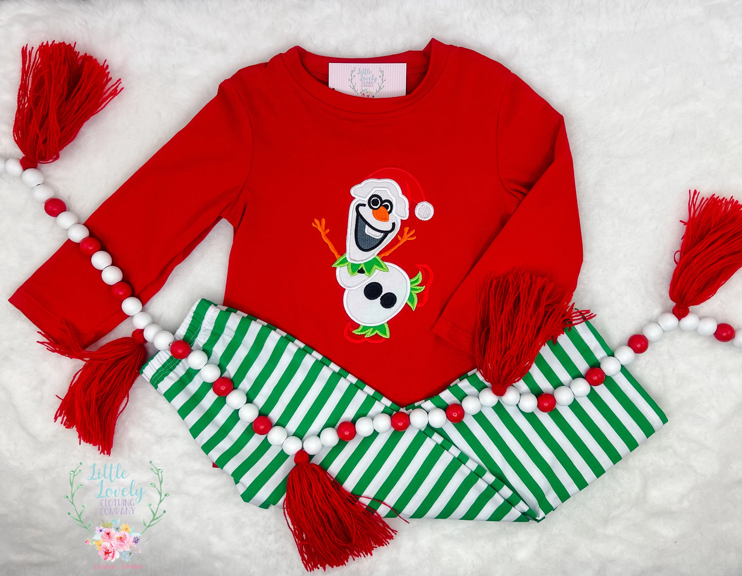 Snowman Pal Holiday Boys Pant Set