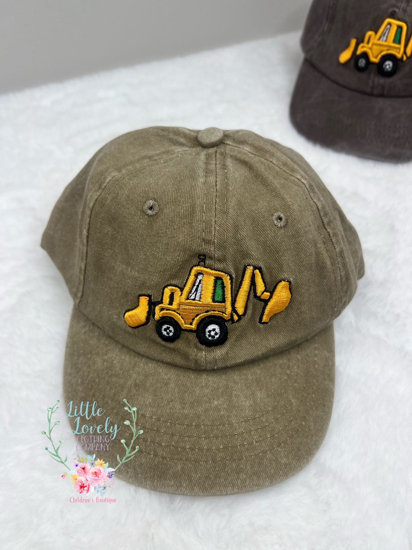 Construction Embroidered Hat