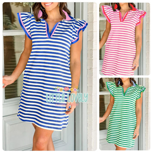 Mama Monday: Easy Breezy Stripe Dress, ETA: Late July to LLCCO, then to you