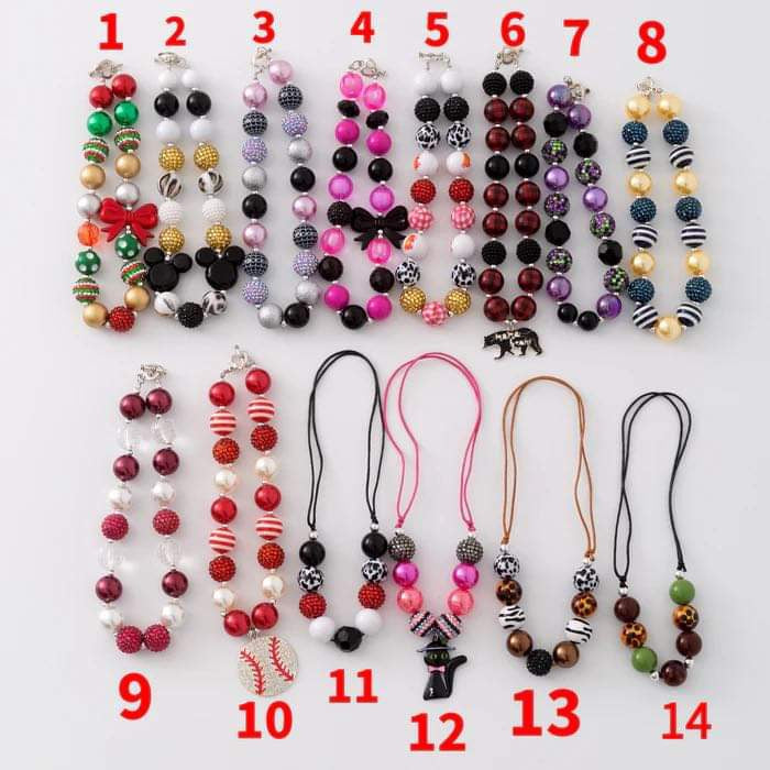 Girls Bubble Necklaces, Pre-Sale: ETA: Dec to LLCCO