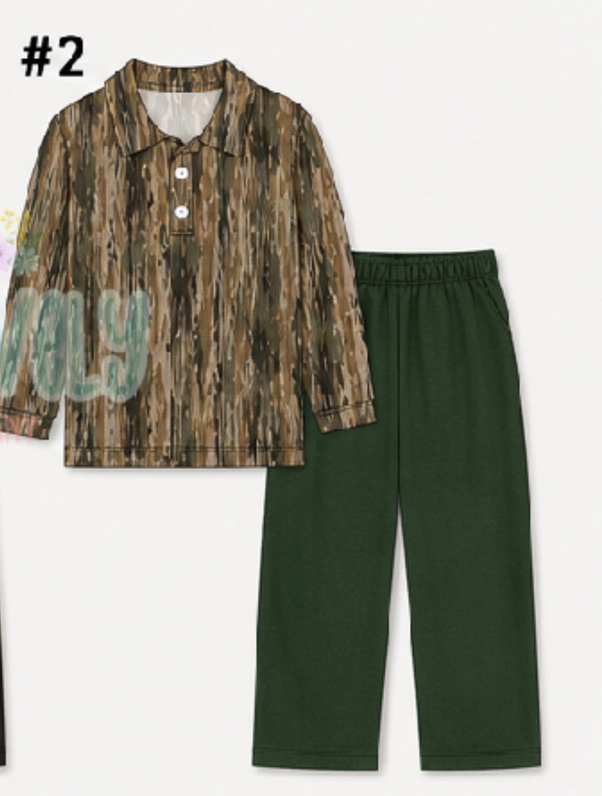Boys Camo Polo Set Mix: Ships Nov