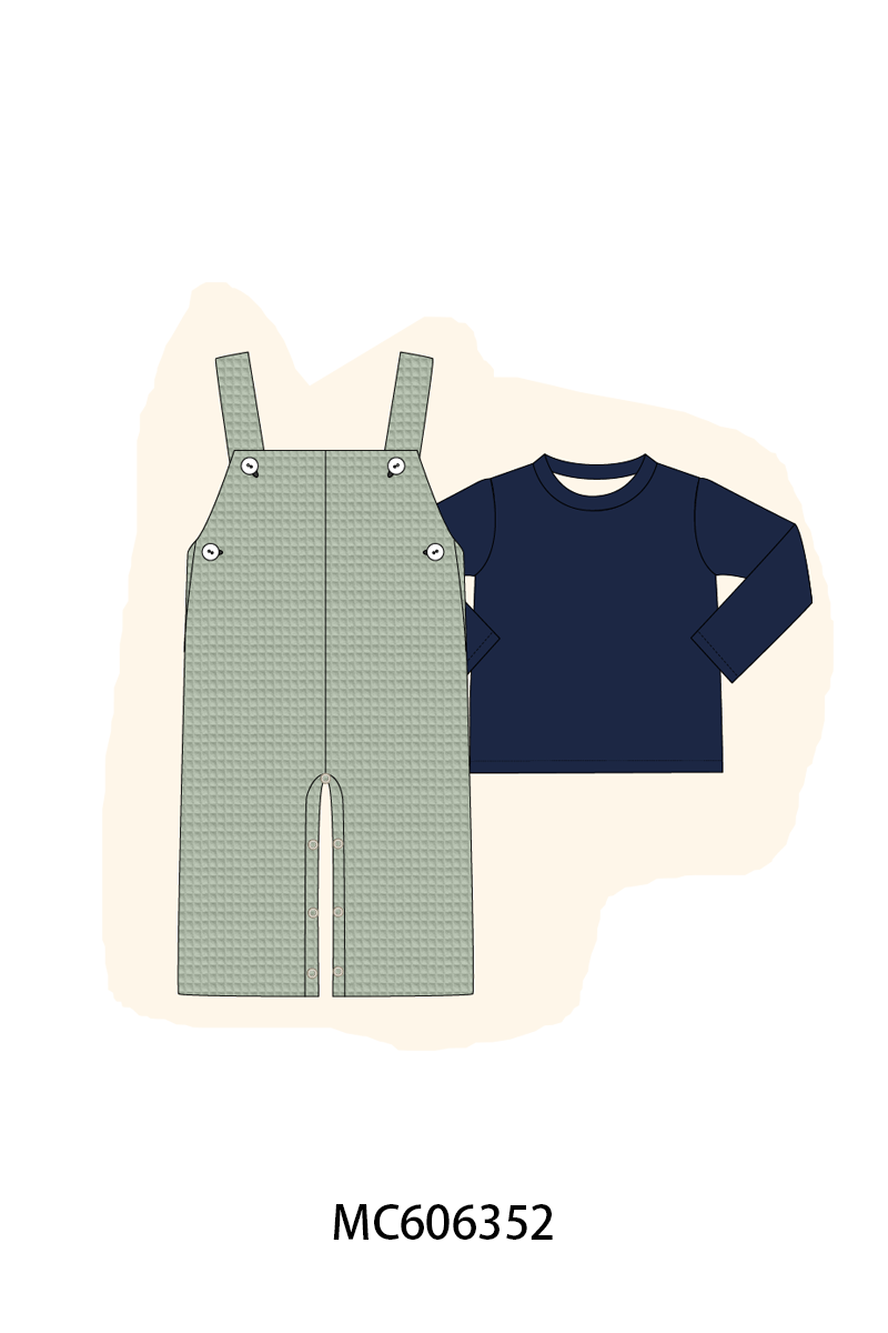 Sage & Navy Waffle Fabric Collection, Pre-Sale ETA: End of Nov to LLCCO