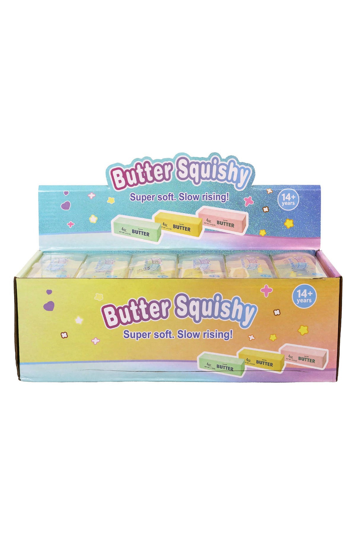 Yellow Butter Zero Rebound Crunchy Bead Slime TPR Squishy — Presale, Ships in ~2 Weeks