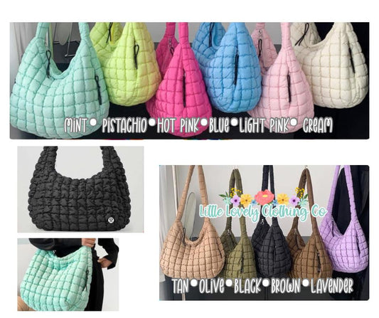 Lulu Puff Crossbody/Shoulder Bag Presale ETA Early June to LLCCO