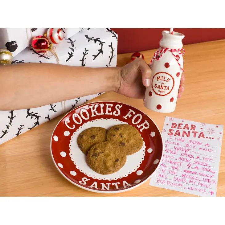 Christmas Santa's Milk Cookie Set - Main Image