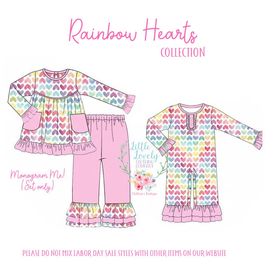 Rainbow Hearts Collections, ETA TO LLCCO: NOV