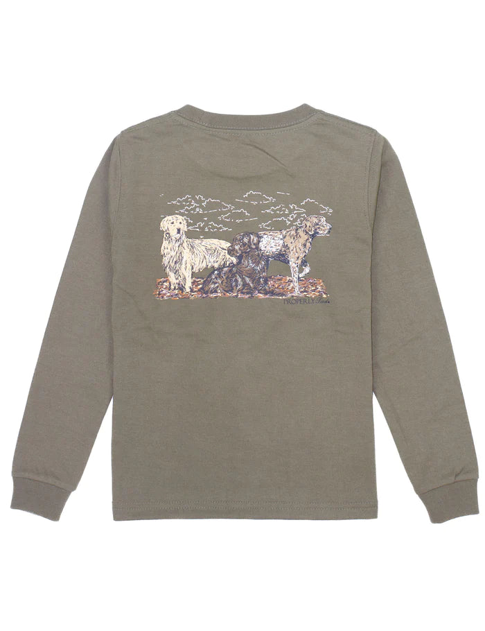 Properly Tied Hunting Dogs Tee Baby