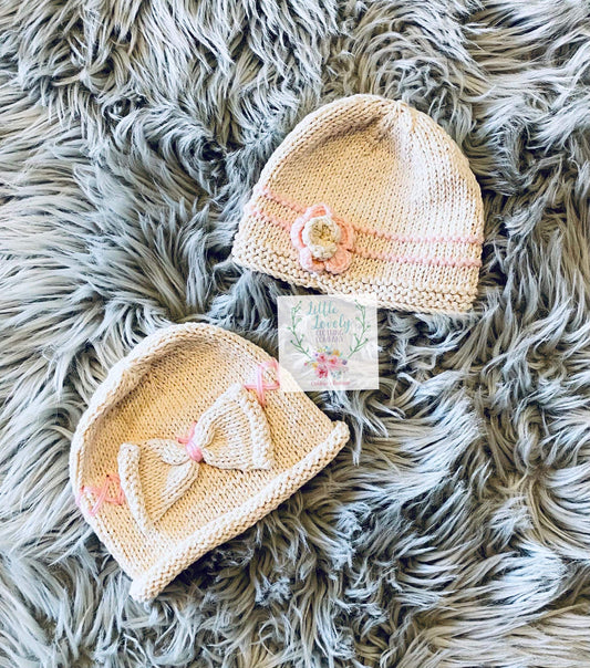 Heirloom Crochet Newborn Hat