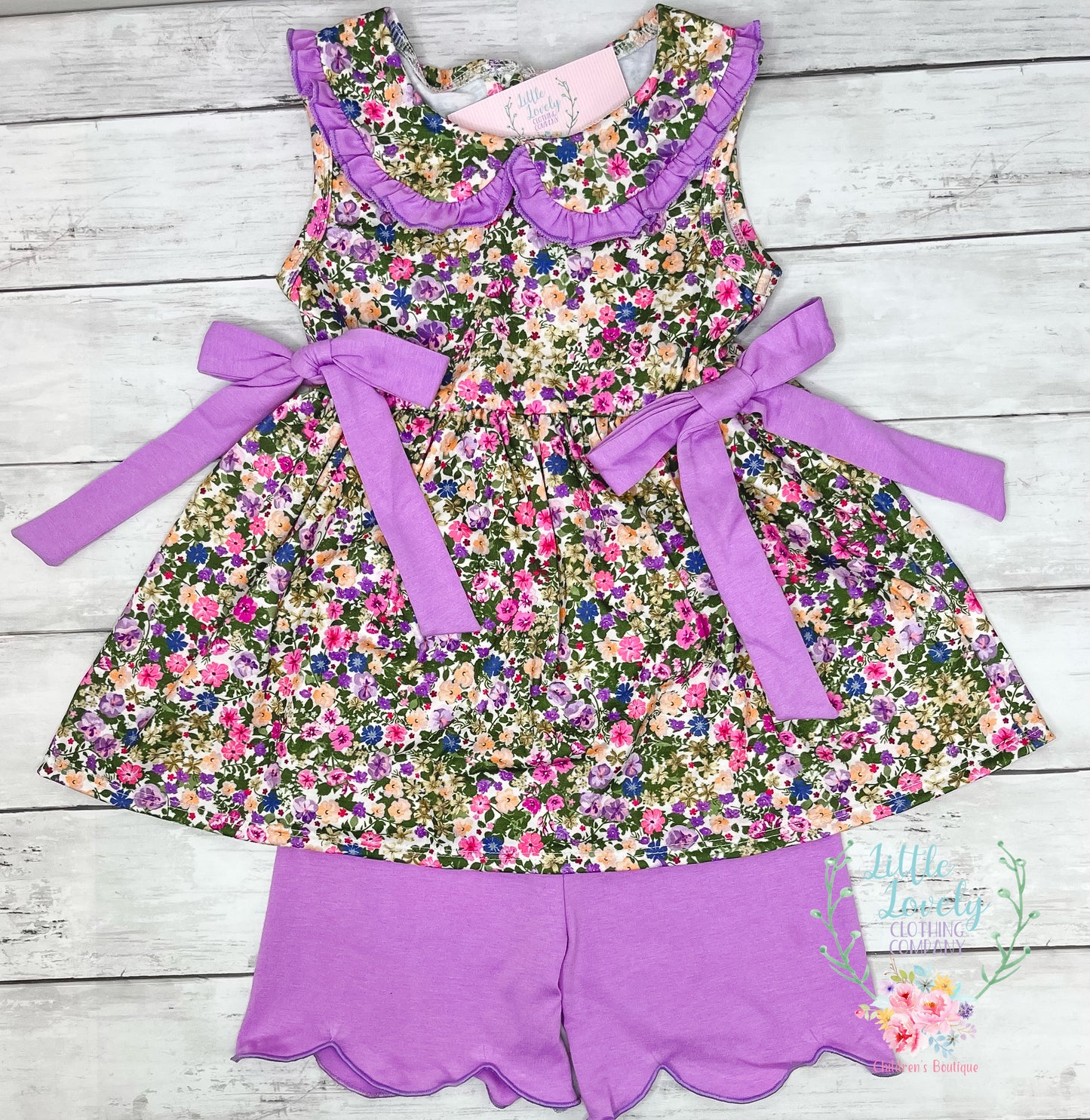 Kiera Spring Floral Short Set