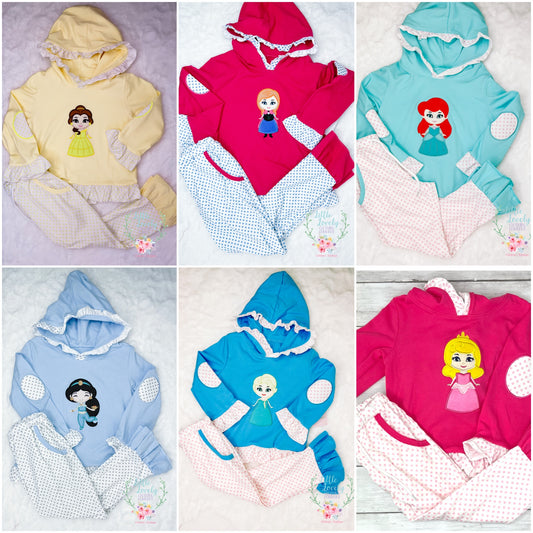Princess Hoodie Sets