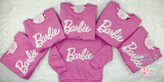 B*rbie Puff Sweatshirt