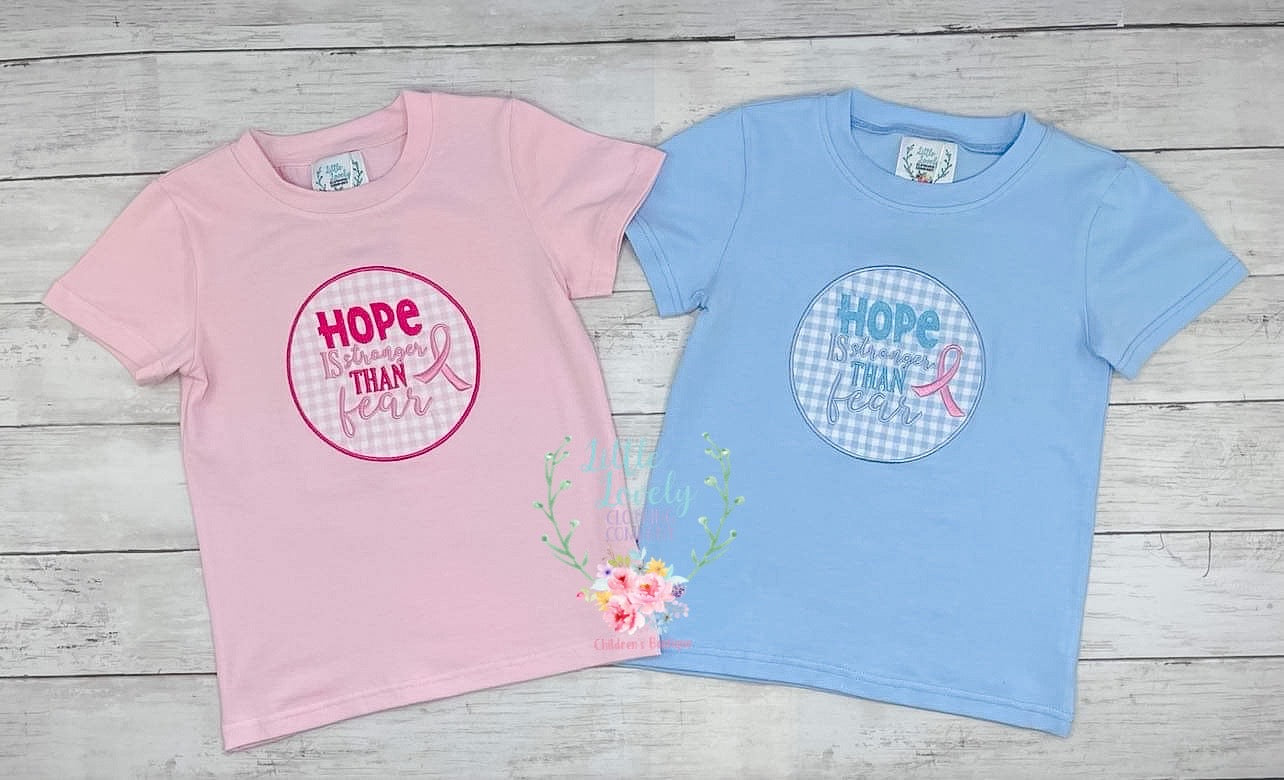 Hope is Stronger Than Fear Girls Tee