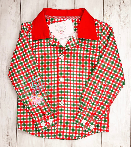 Classy Christmas Boy Shirt