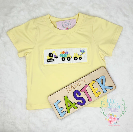 Easter Construction Smocked Tee