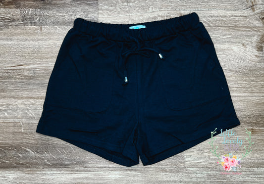 Jennifer Lounge Shorts (Black)