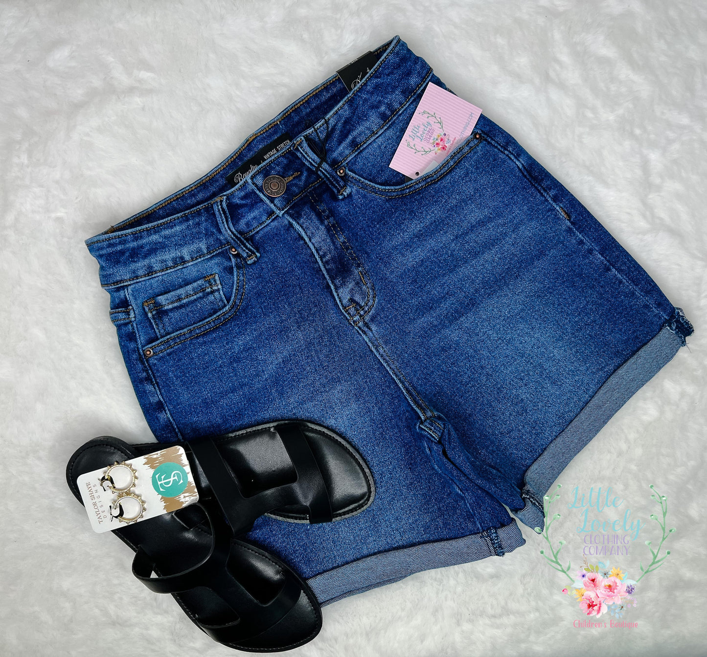 Stacy Ladies Denim Shorts