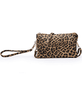 Riley Crossbody/Wristlet Leopard